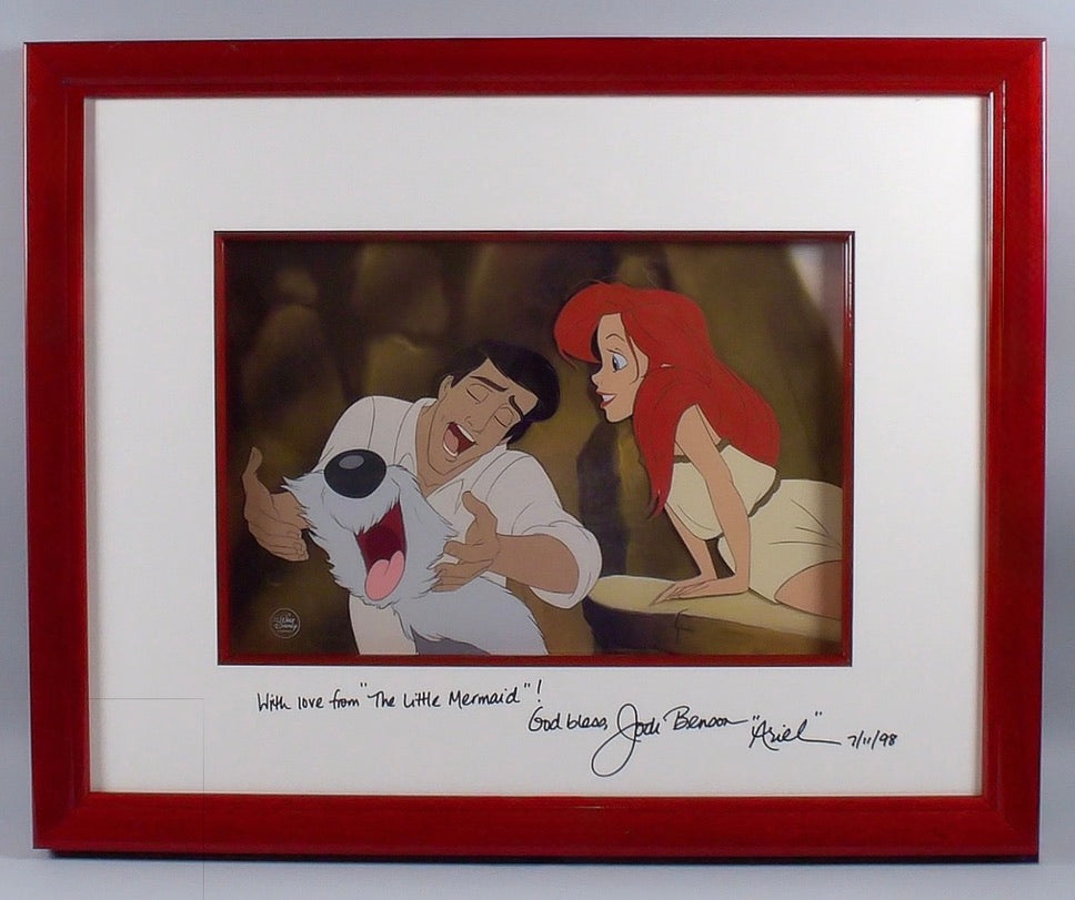 AUTOGRAPHED Original Disney’s ‘The Little Mermaid’ Production Cel - 1998