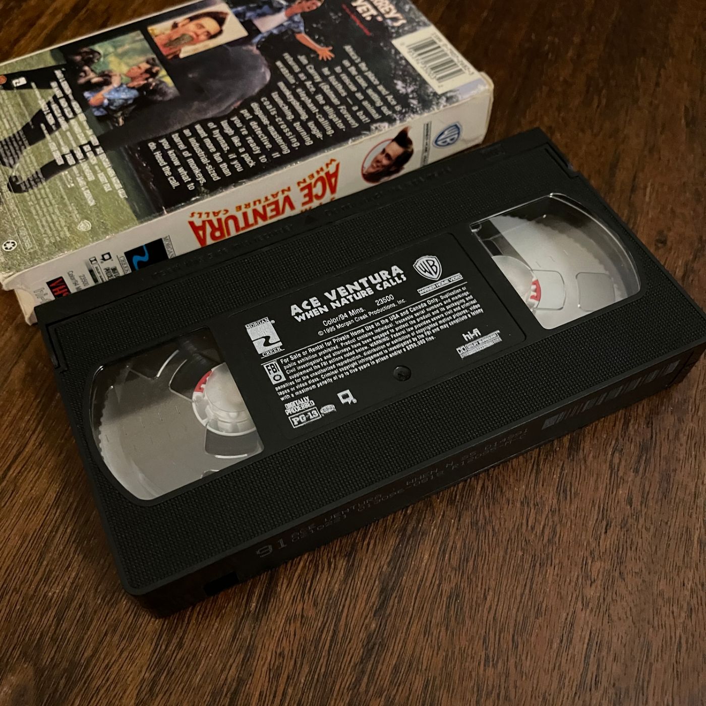 ‘Ace Ventura: When Nature Calls’ Vhs, 1995